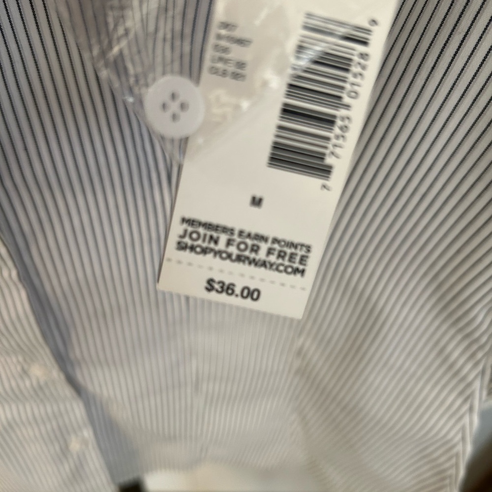 Covington quarter slit sleeve button down stretch top - Picture 3 of 8